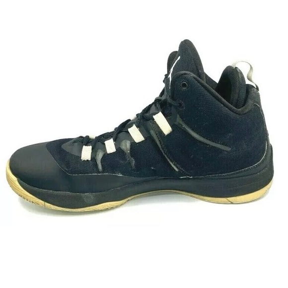 Nike Jordan Flightplate Black Basketball Trainers - Picture 8 of 12